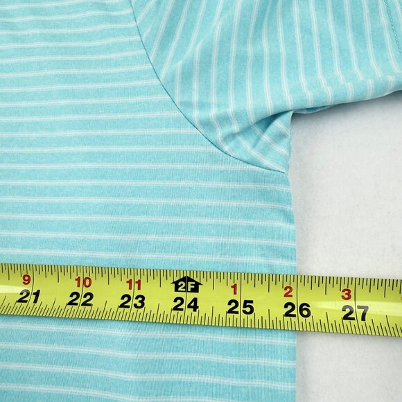 PGA Tour Men's UPF Moisture Wicking Stretch Light Teal Polo Shirt Size XXL NWT - Picture 8 of 9